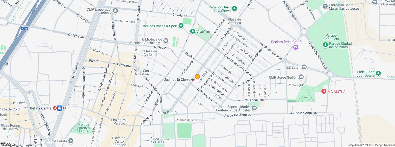 Mapa de Calle Alicante, Getafe, Madrid, 28903