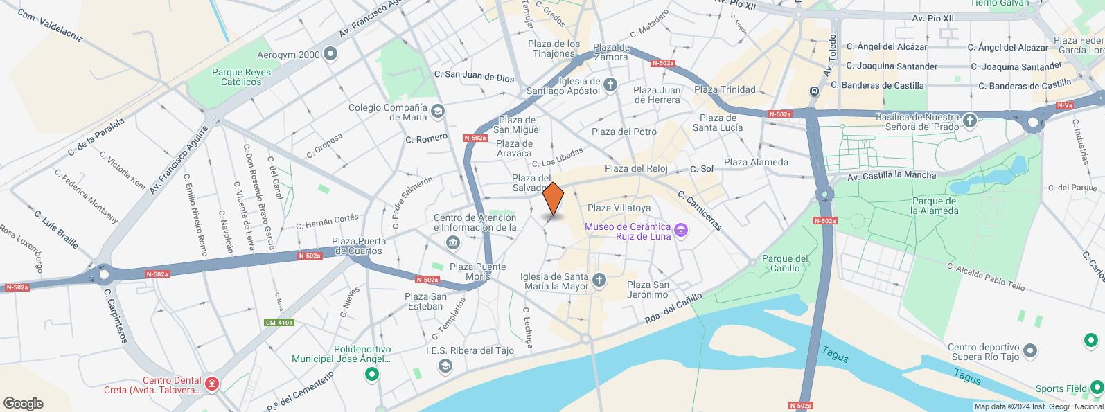 Location Map for Calle Valencia, 9, Talavera de la Reina, Toledo, 45600