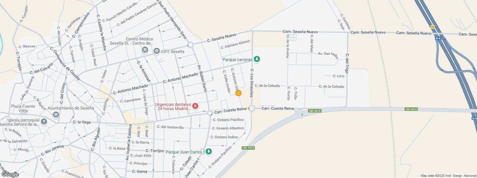 Location Map for Calle Vega, Seseña, Toledo, 45223