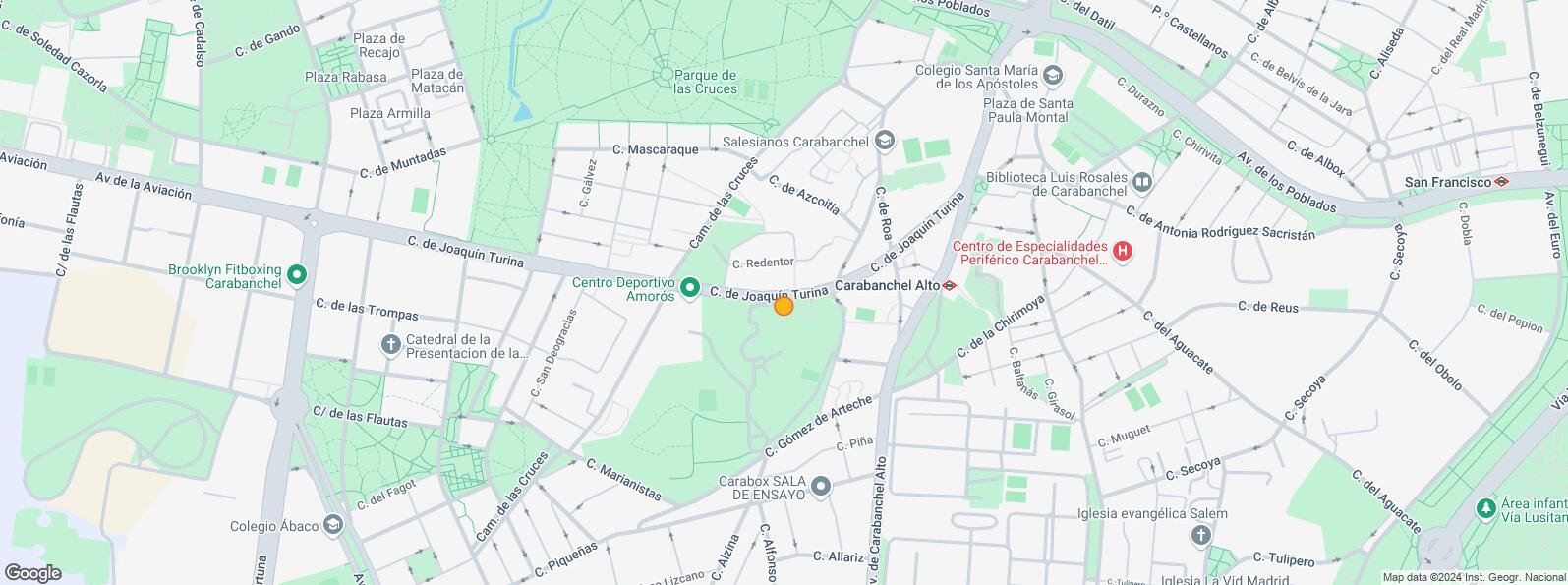 Mapa de Avenida Carabanchel Alto, Carabanchel, Madrid, 28044