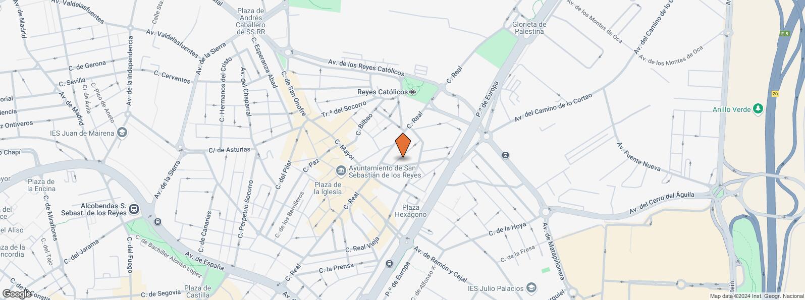 Mapa de Calle Leopoldo Gimeno, 5, San Sebastián de los Reyes, Madrid, 28700