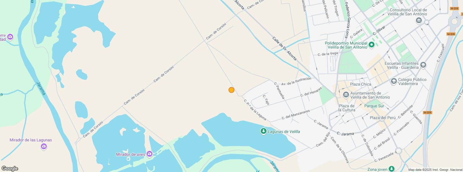 Location Map for Polígono Industrial La Huerta, Velilla de San Antonio, Madrid, 28891