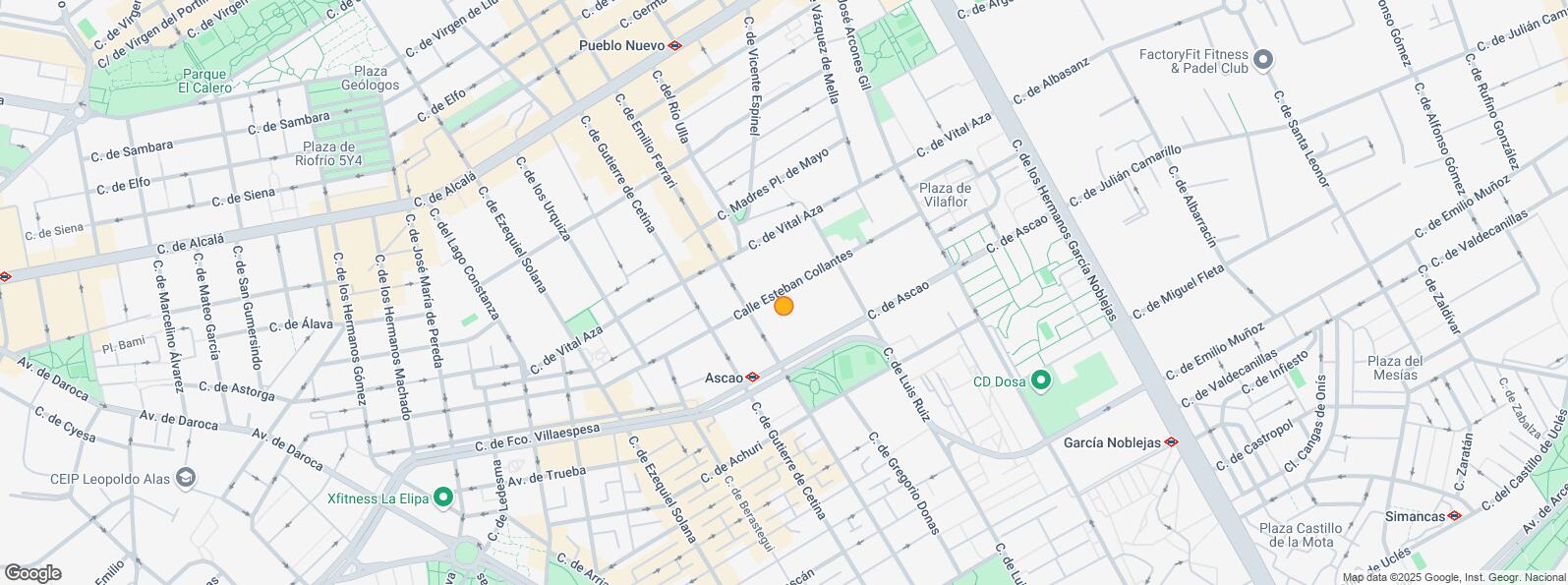 Mapa de Calle Emilio Ferrari, Ciudad Lineal, Madrid, 28017