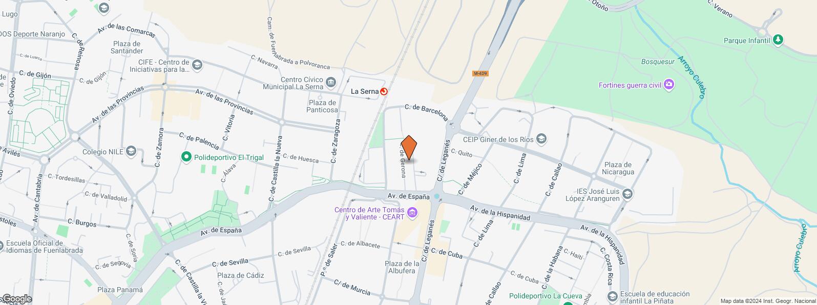 Mapa de Calle Gerona, 2, Fuenlabrada, Madrid, 28945