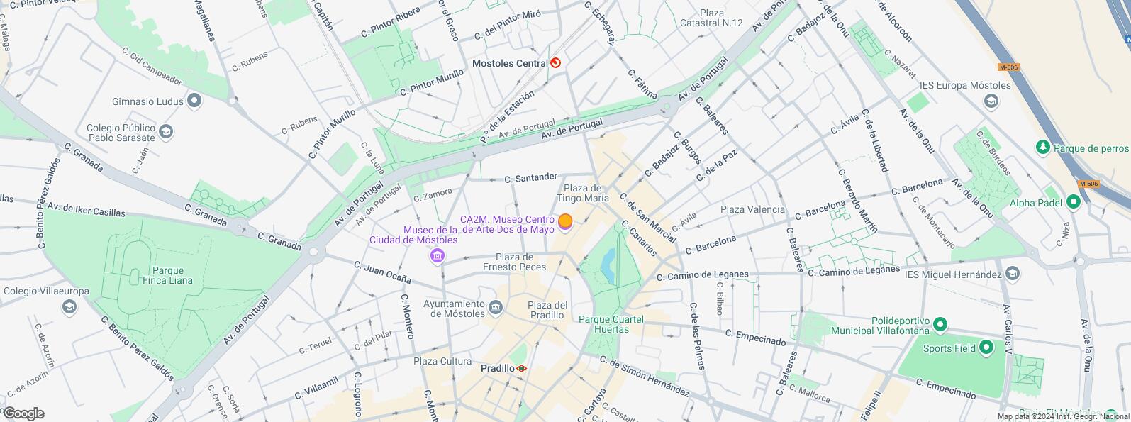 Location Map for Avenida Constitución, Móstoles, Madrid, 28931