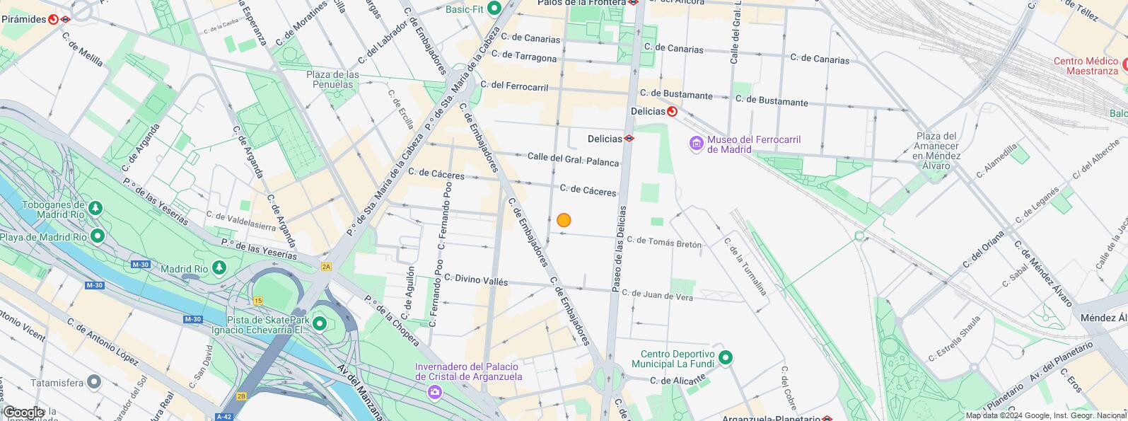 Mapa de Calle Batalla Salado, Arganzuela, Madrid, 28045