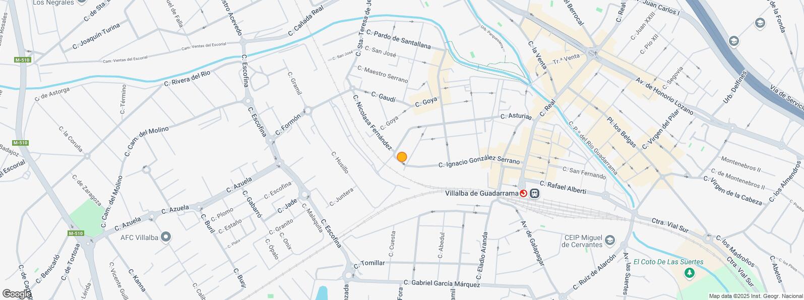 Location Map for Zona céntrica, Collado Villalba, Madrid, 28400