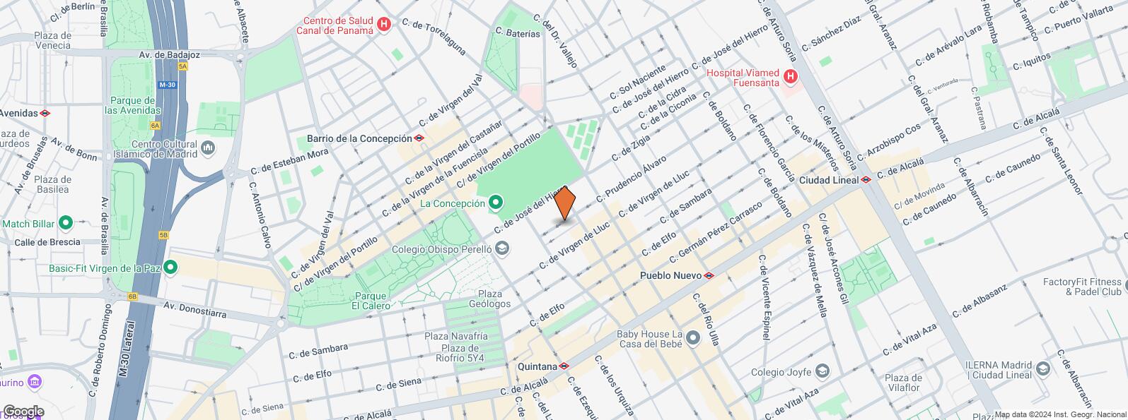 Location Map for Calle Prudencio Álvaro, 8, Ciudad Lineal, Madrid, 28027