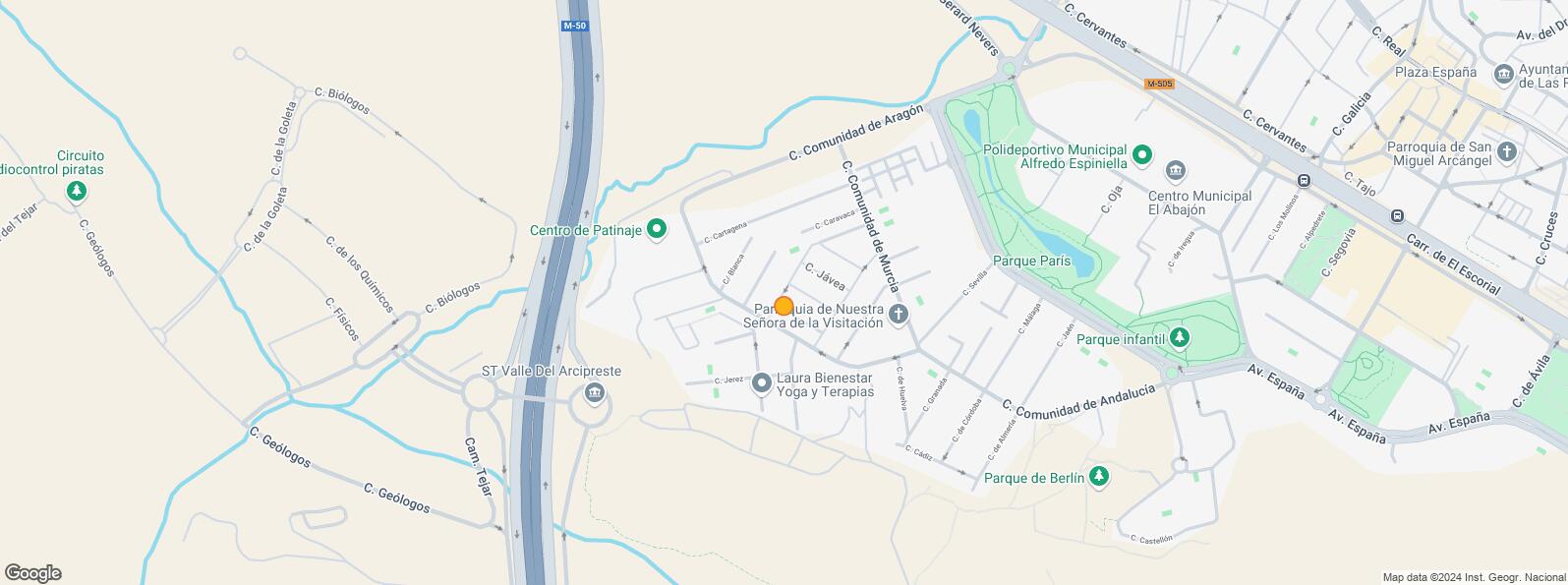 Mapa de Zona El Burgo, Las Rozas de Madrid, Madrid, 28230