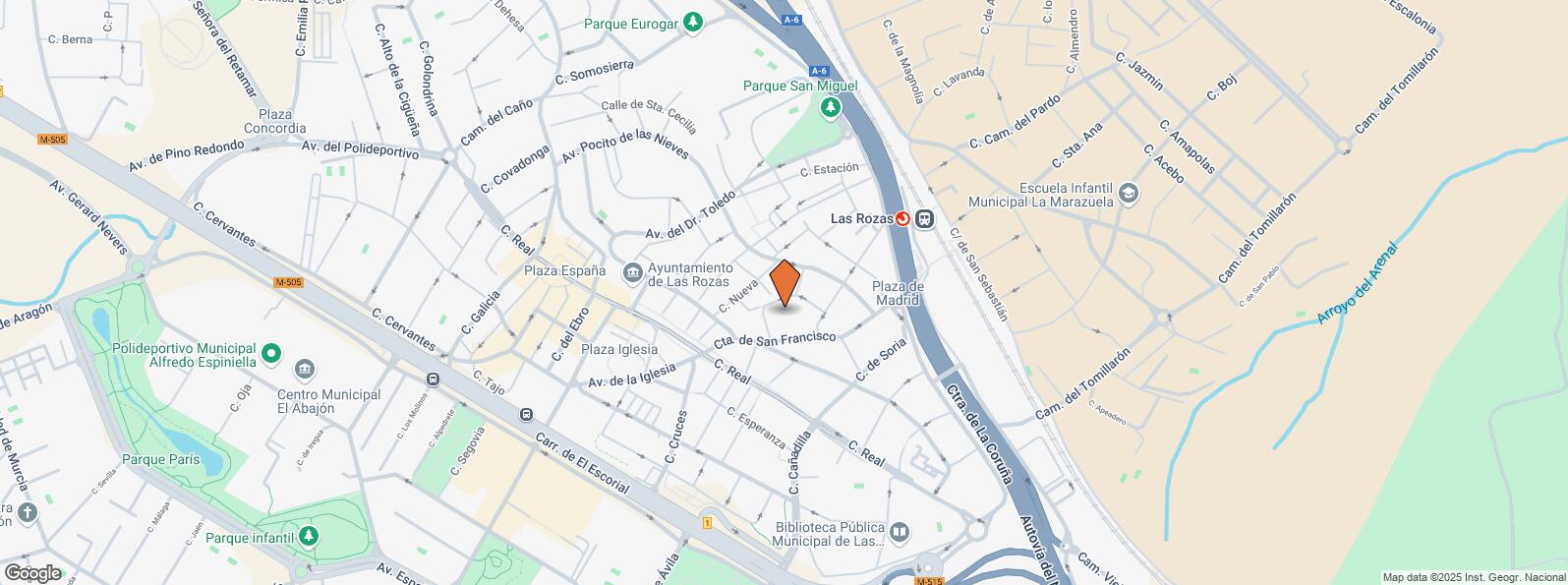 Location Map for Cuesta San Francisco, 15, Las Rozas de Madrid, Madrid, 28230