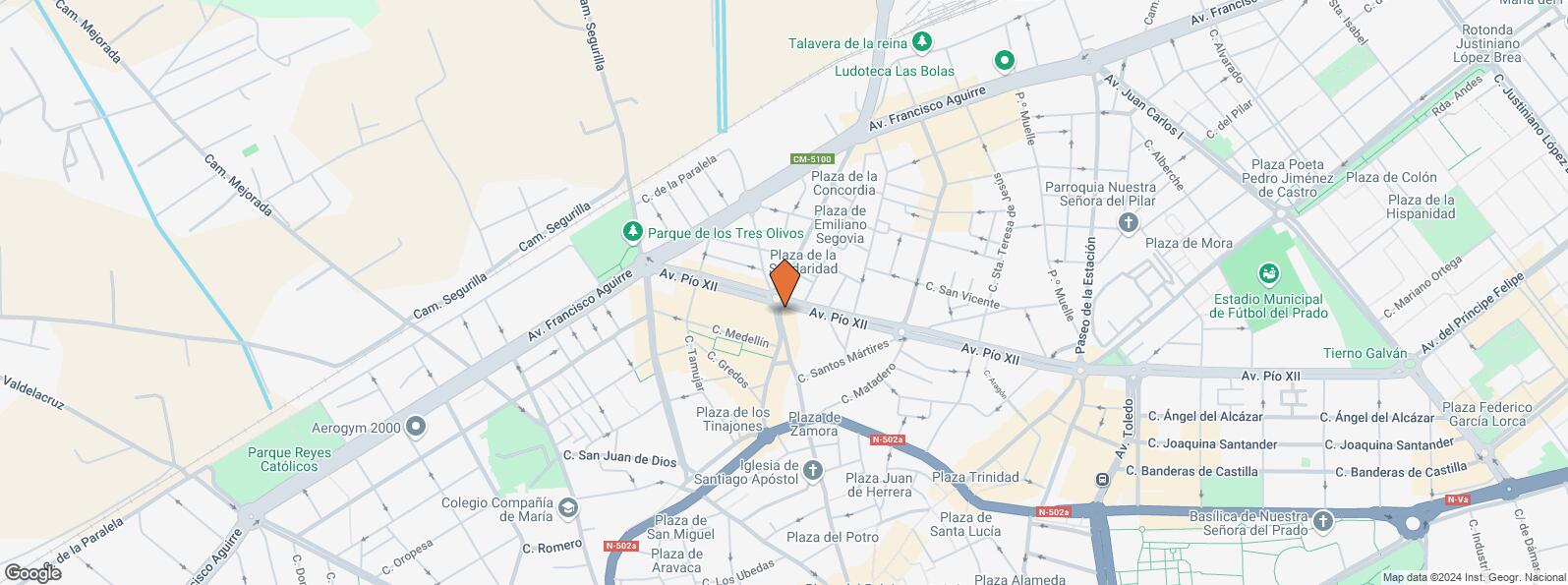 Location Map for Calle Capitán Luque, 26, Talavera de la Reina, Toledo, 45600