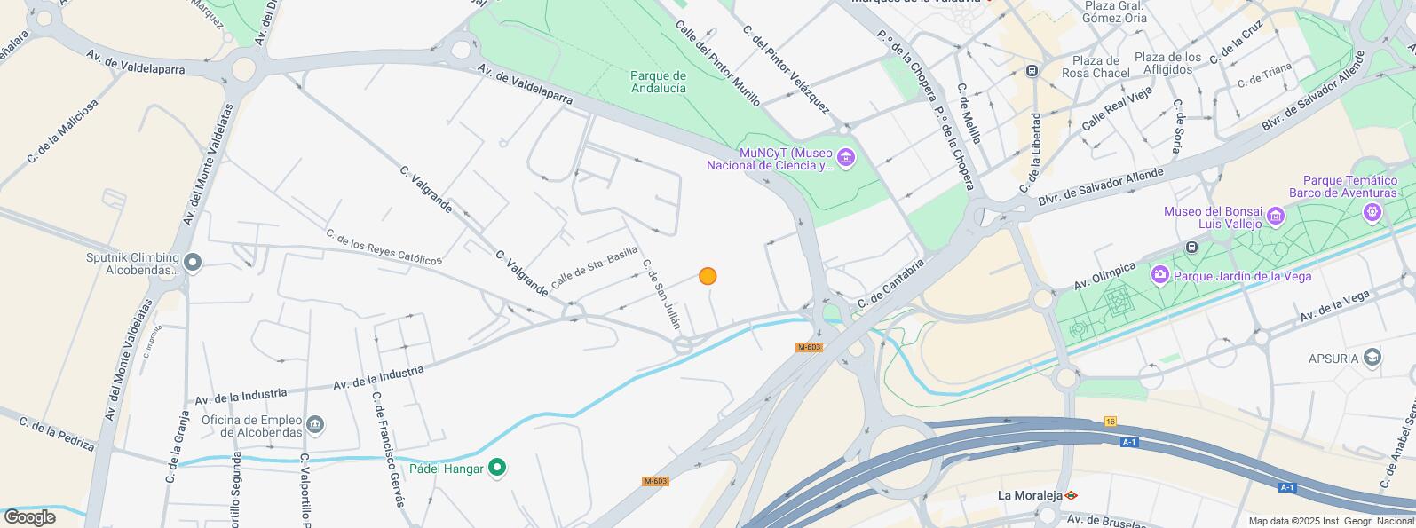 Location Map for Avenida Industria, Alcobendas, Madrid, 28108