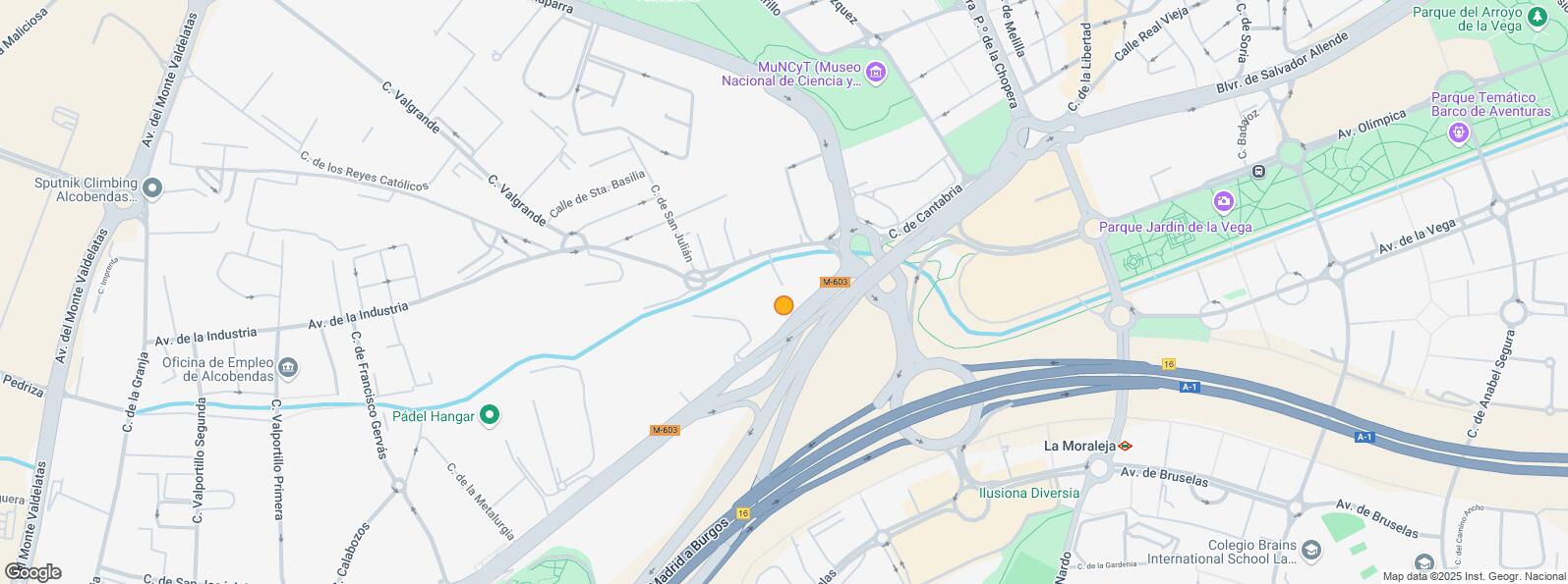 Location Map for Avenida Industria, Alcobendas, Madrid, 28108