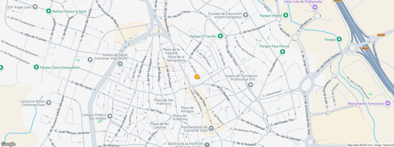 Location Map for Calle San Sebastián, Colmenar Viejo, Madrid, 28770