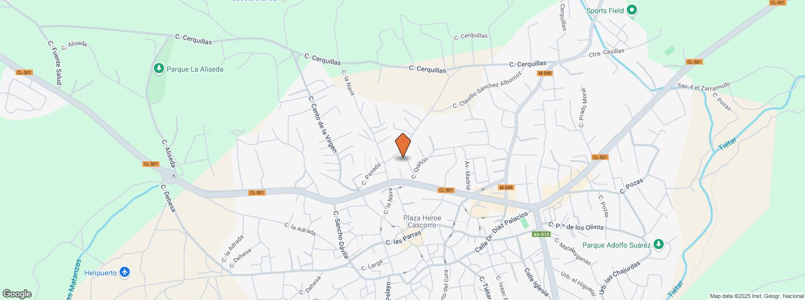 Location Map for Calle Claudio Sánchez Albornoz, 4, Sotillo de la Adrada, Ávila, 05420