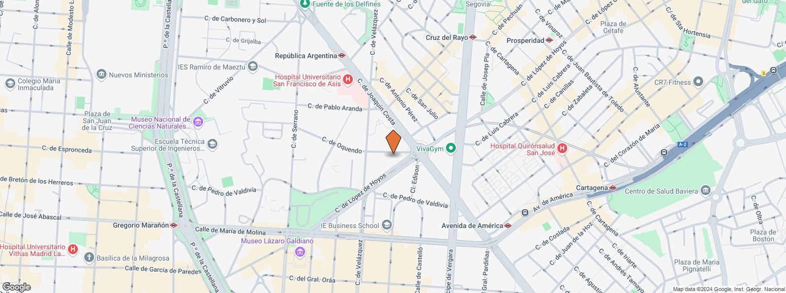 Mapa de Calle Oquendo, 20, Chamartín, Madrid, 28006