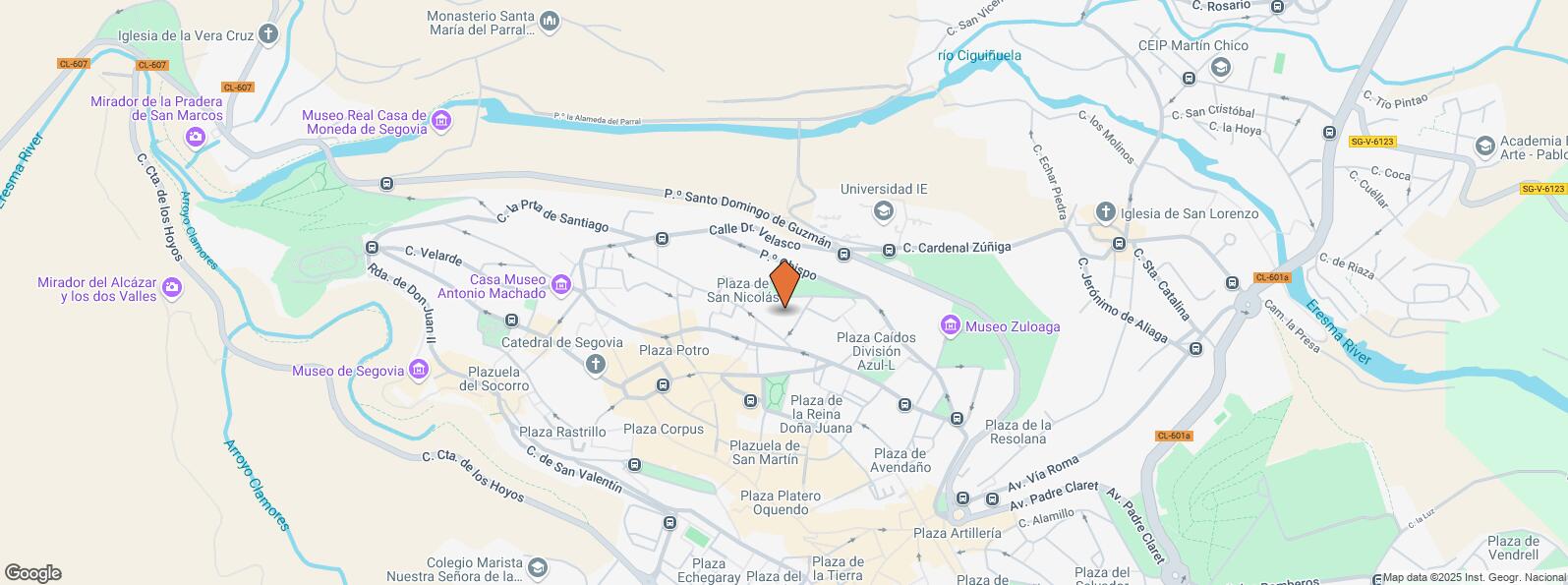 Location Map for Calle Mal Consejo, 3-5, Segovia, 40001