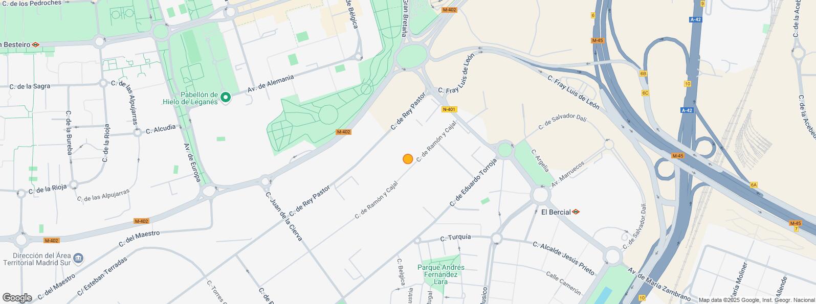 Mapa de Calle Ramón y Cajal, Leganés, Madrid, 28914