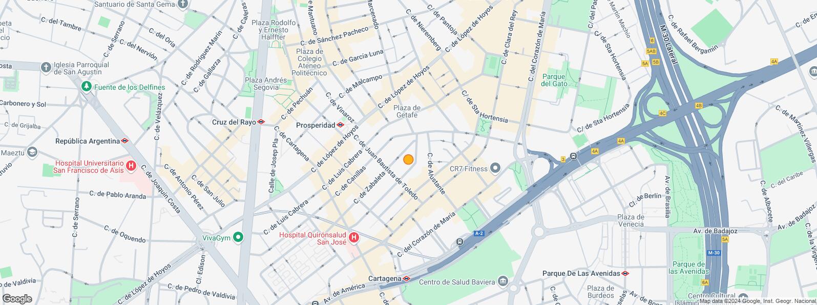 Mapa de Calle Daganzo, Chamartín, Madrid, 28002