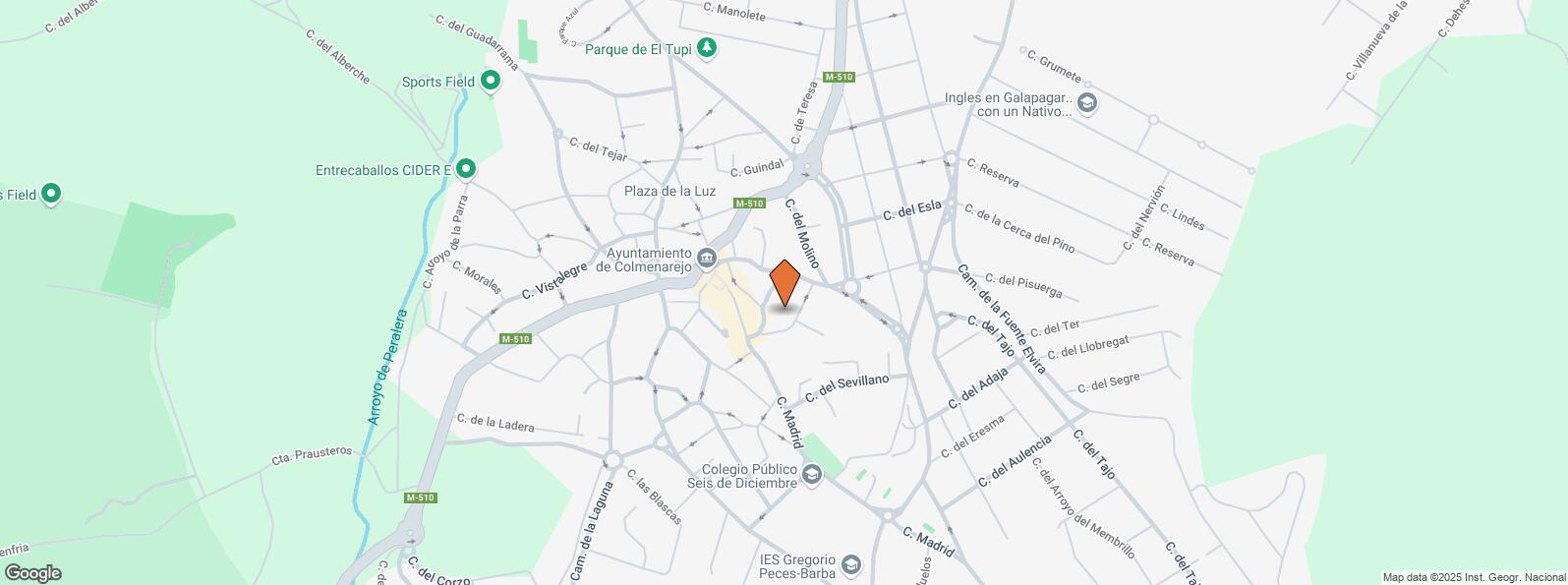 Location Map for Calle Ventanilla, 8, Colmenarejo, Madrid, 28270