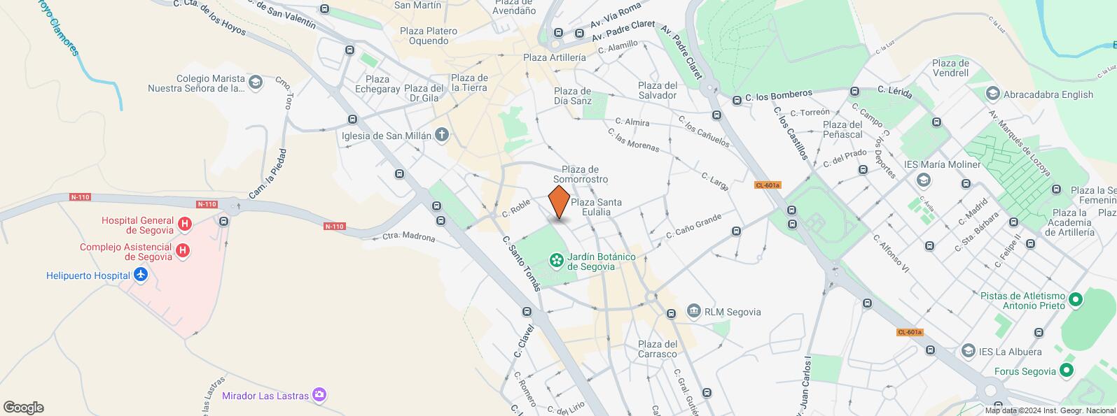 Location Map for Calle Perucho, 4, Segovia, 40002