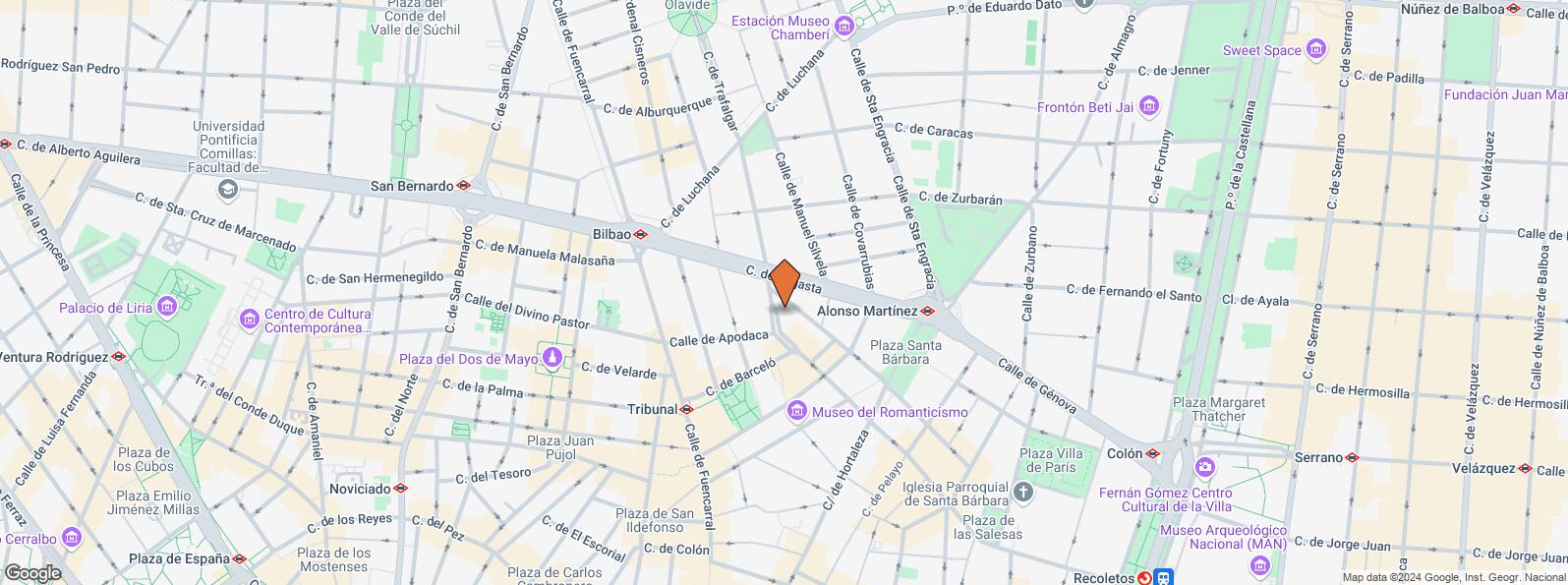 Mapa de Calle Serrano Anguita, 13, Centro, Madrid, 28004