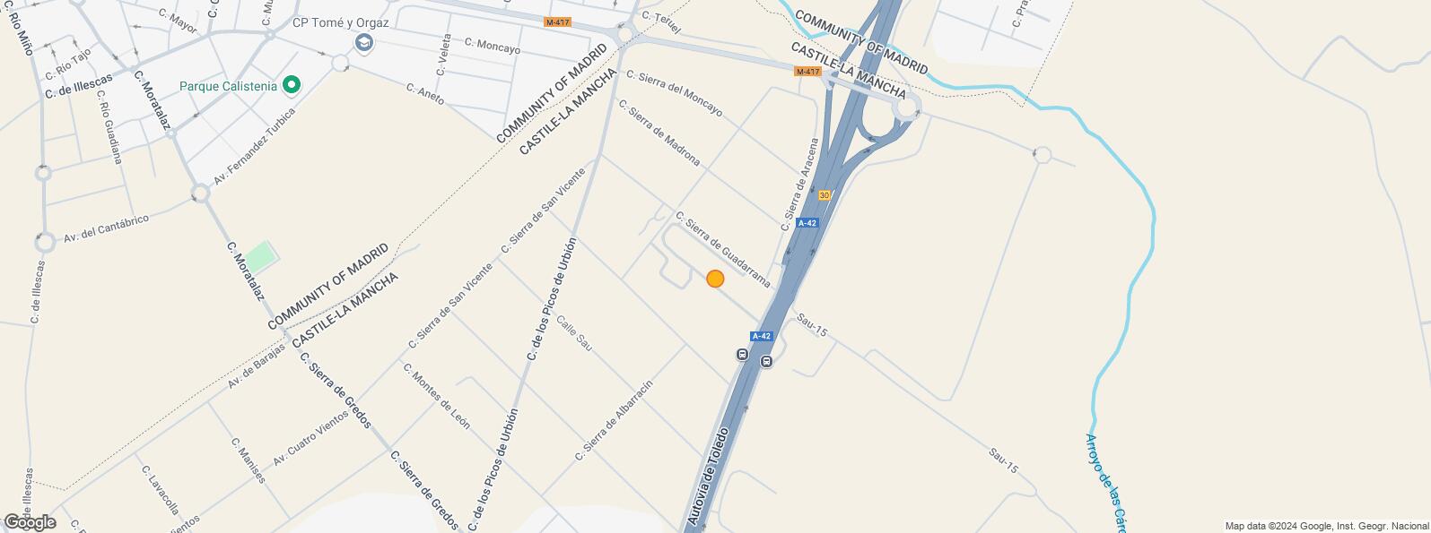 Mapa de Calle Sierra Guadalupe, Illescas, Toledo, 45200