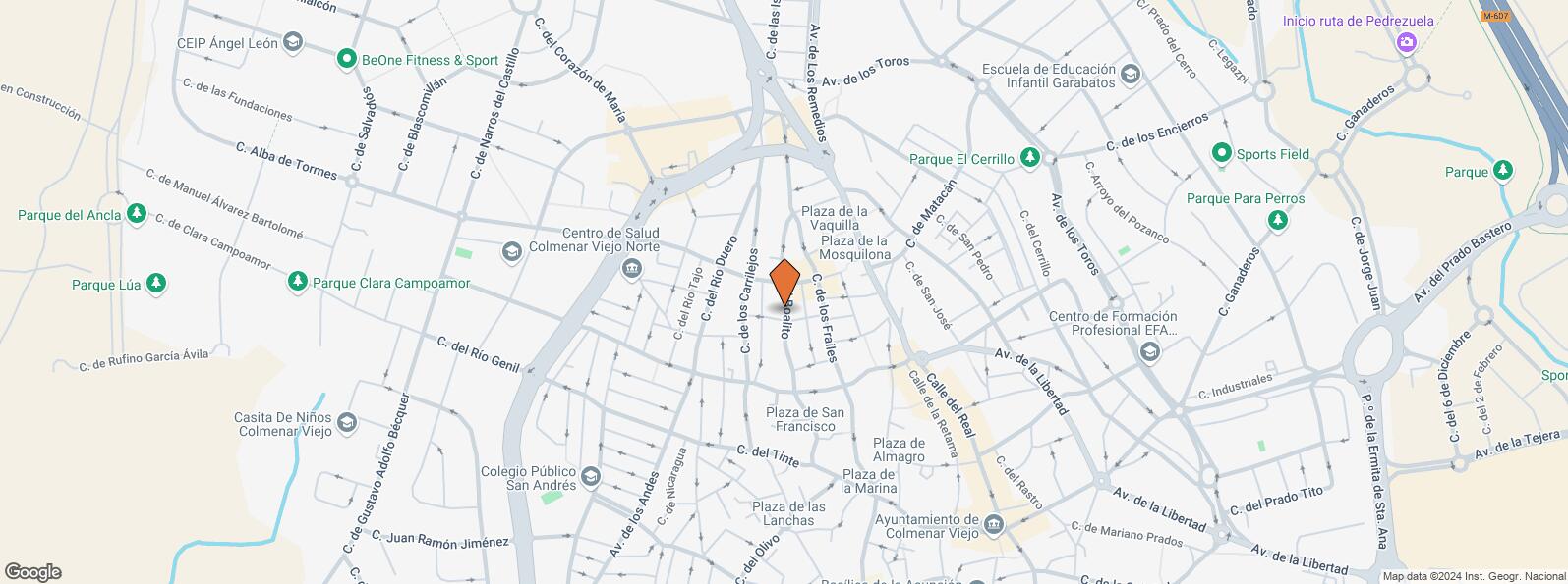 Location Map for Calle Boalito, 37, Colmenar Viejo, Madrid, 28770