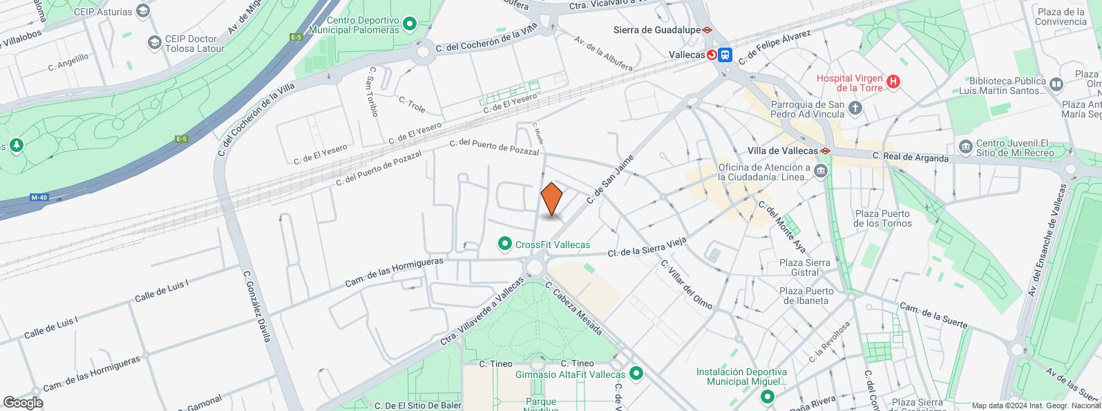 Mapa de Calle San Jaime, 1, Villa de Vallecas, Madrid, 28031