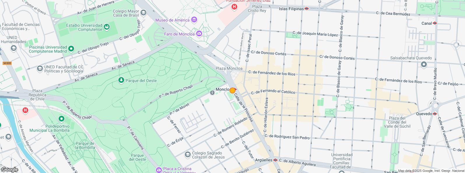 Location Map for Calle Fernández de los Ríos, Chamberí, Madrid, 28015