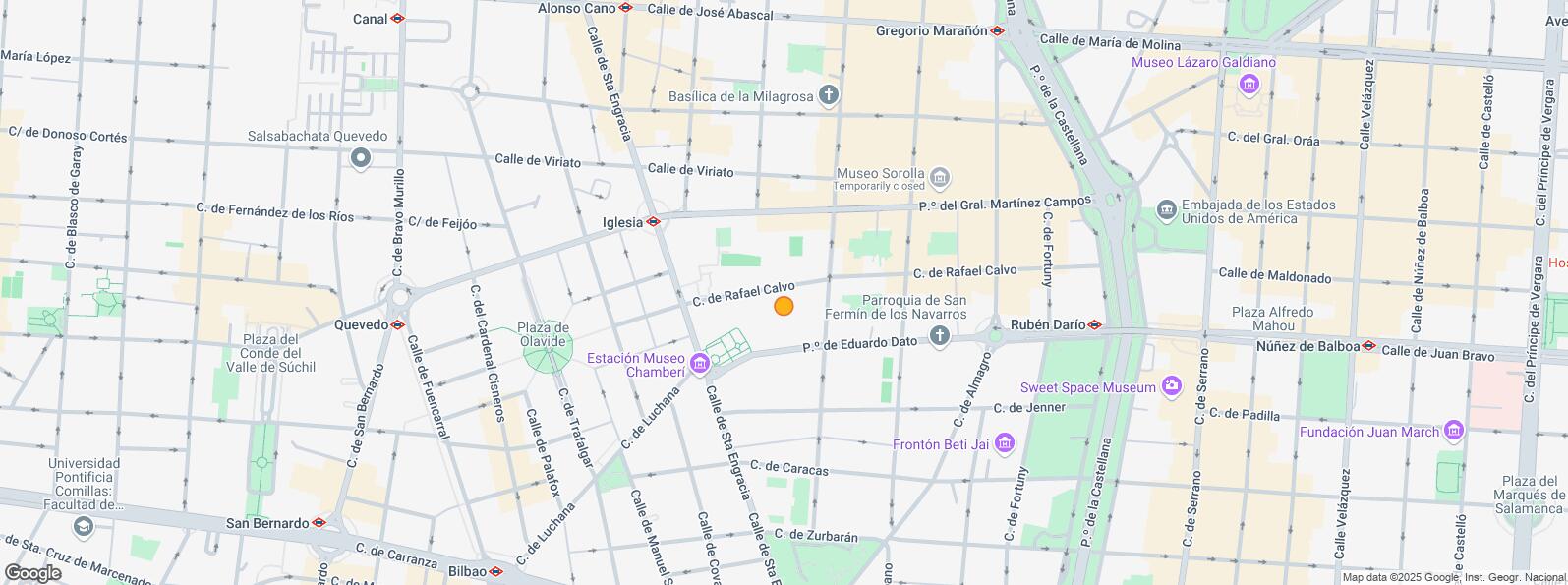 Mapa de Zona Chamberí, Chamberí, Madrid, 28010