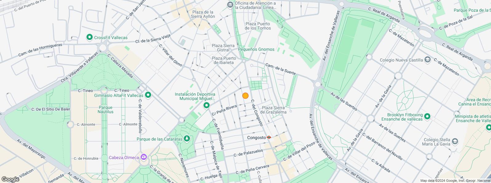 Mapa de Calle Sierra Aitana, 5, Villa de Vallecas, Madrid, 28031