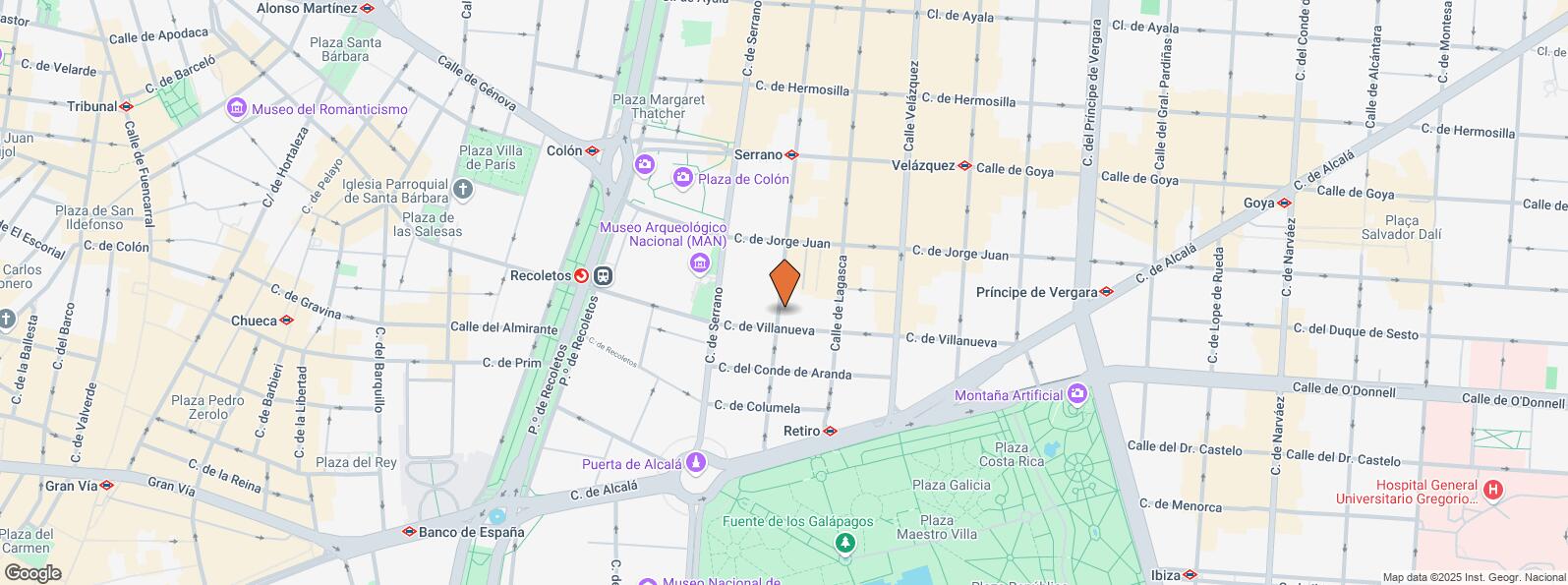 Mapa de Calle Claudio Coello, 18, Salamanca, Madrid, 28001