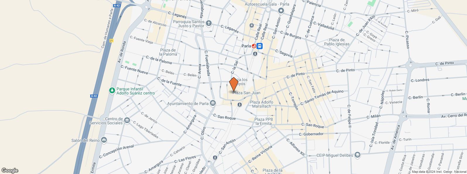 Mapa de Plaza Labores, 10, Parla, Madrid, 28980