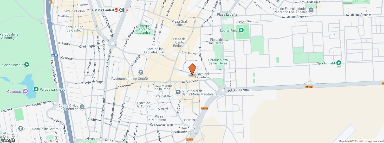 Location Map for Calle Arboleda, 21, Getafe, Madrid, 28901