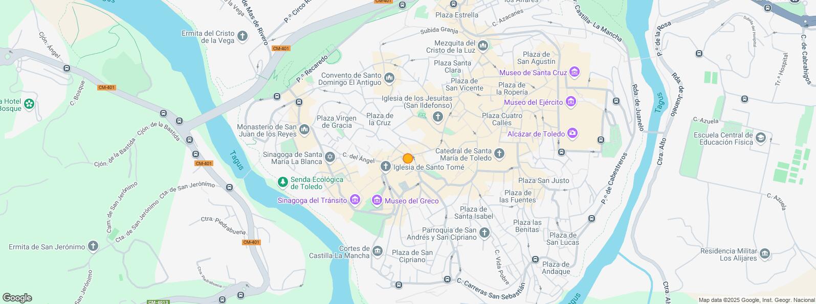 Location Map for Paseo San Cristóbal, Toledo, 45002