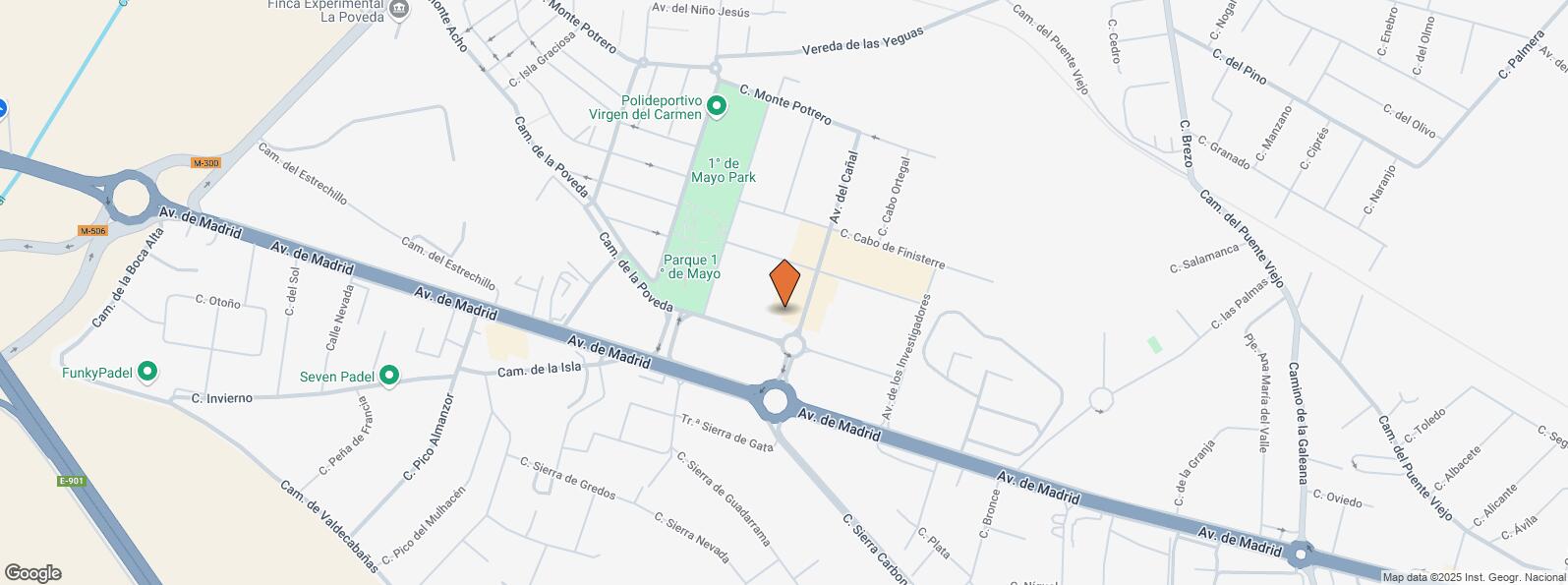 Location Map for Calle Cabo de la Nao, 16, Arganda del Rey, Madrid, 28500