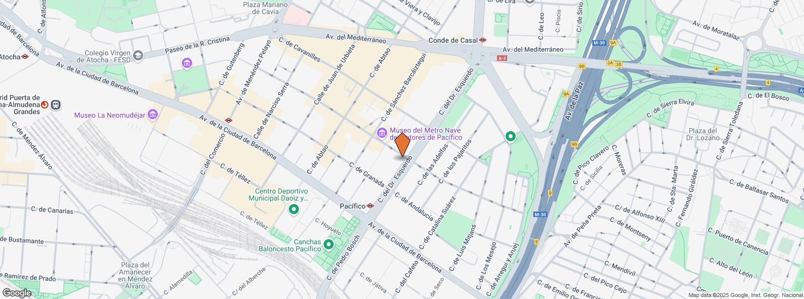 Location Map for Calle Doctor Esquerdo, 160, Retiro, Madrid, 28007