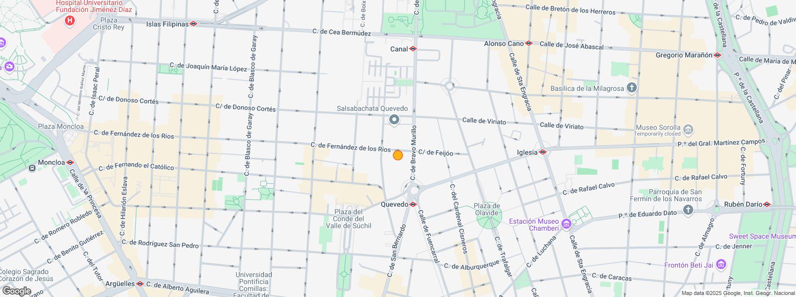 Mapa de Calle Bravo Murillo, Chamberí, Madrid, 28015