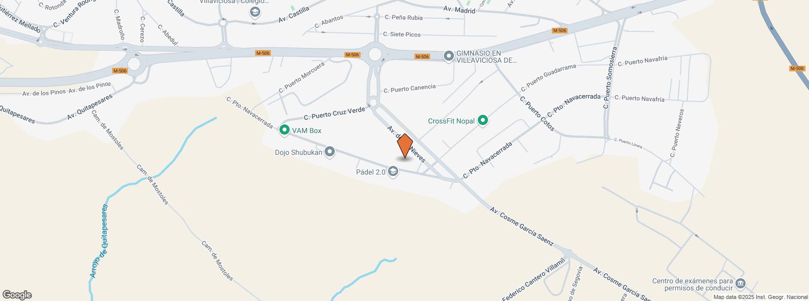 Location Map for Calle Puerto Navacerrada, 84, Móstoles, Madrid, 28935