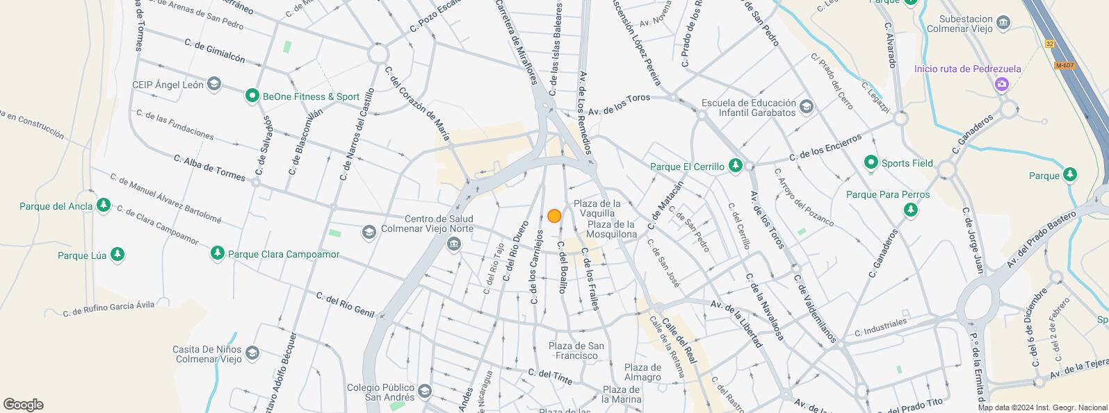 Location Map for Centro, Colmenar Viejo, Madrid, 28770