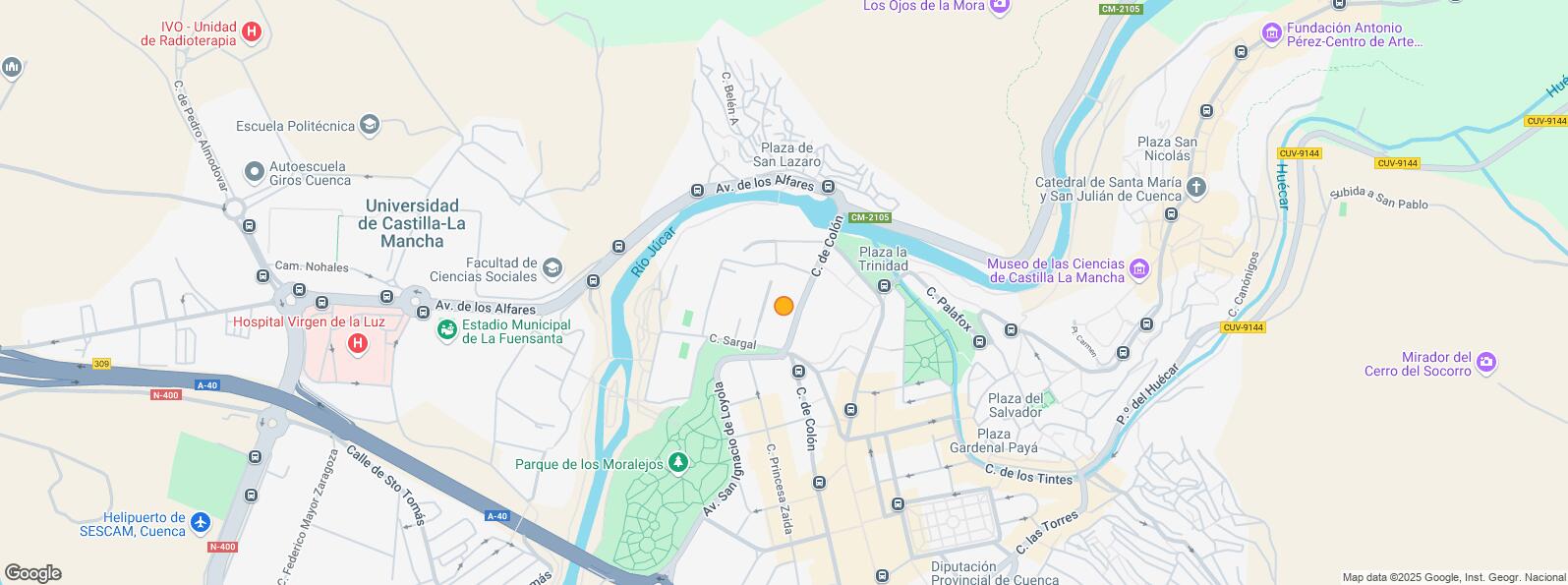 Location Map for Centro, Cuenca, 16001