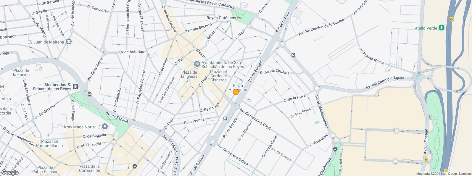 Mapa de Polígono Industrial Sur, San Sebastián de los Reyes, Madrid, 28700