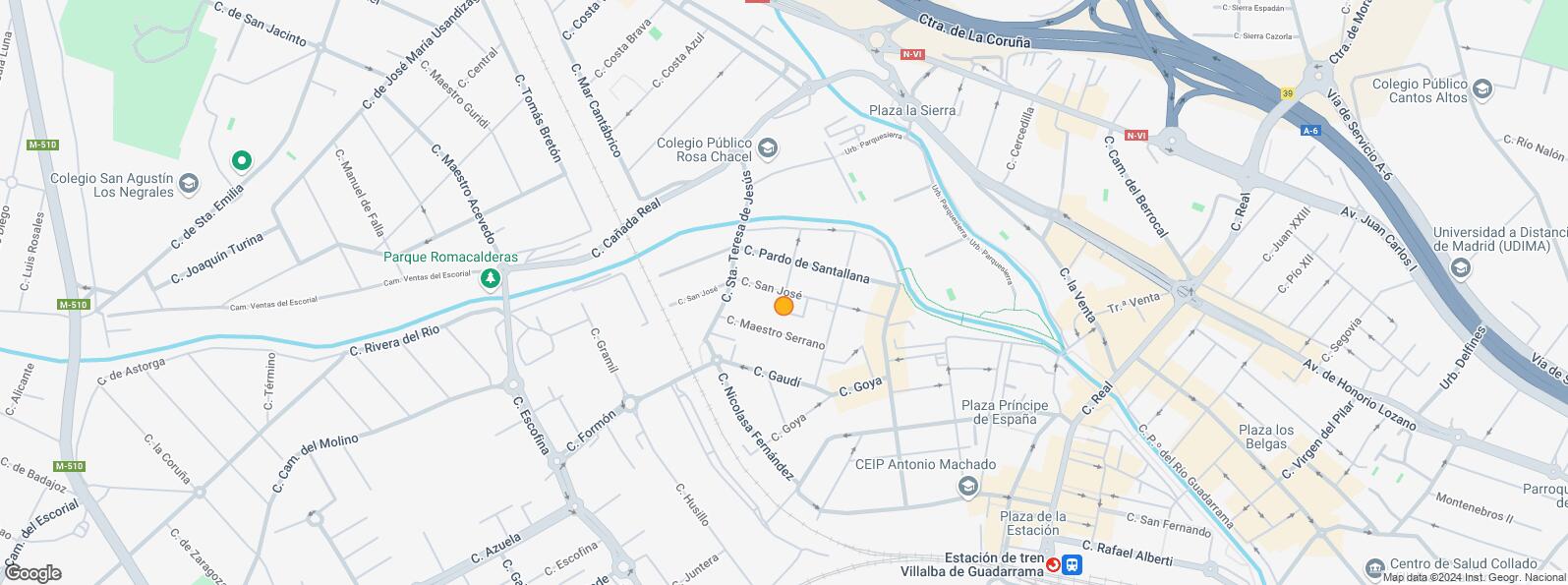 Mapa de Calle Santa Teresa de Jesús, Collado Villalba, Madrid, 28400