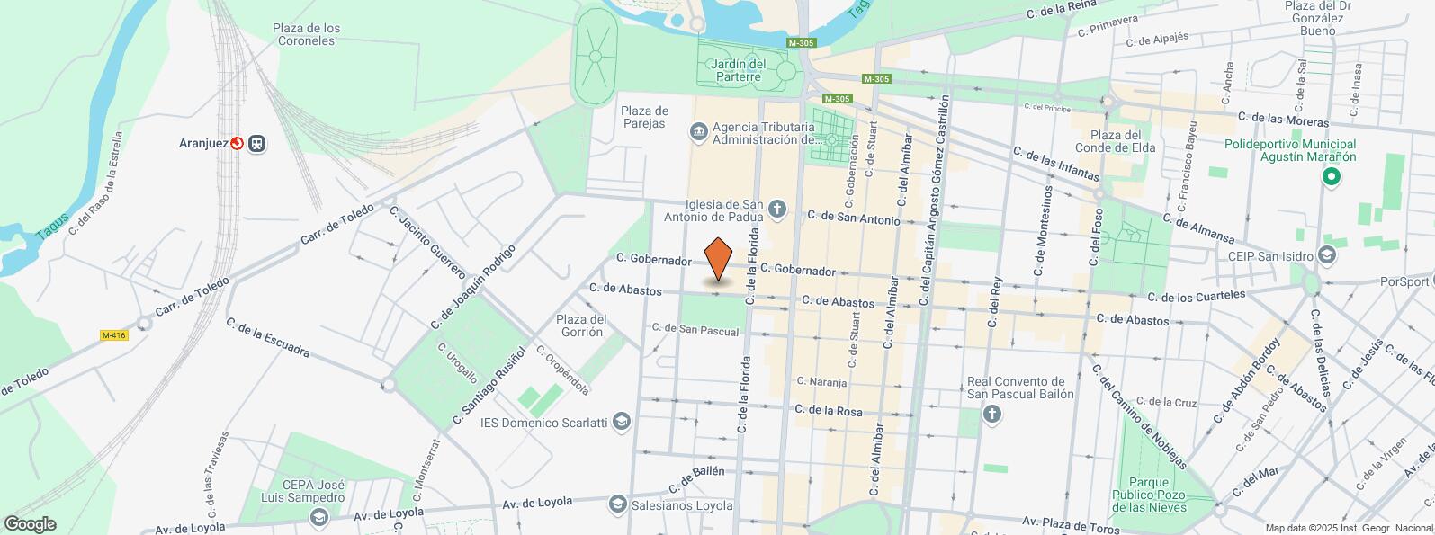 Mapa de Calle Abastos, 7, Aranjuez, Madrid, 28300