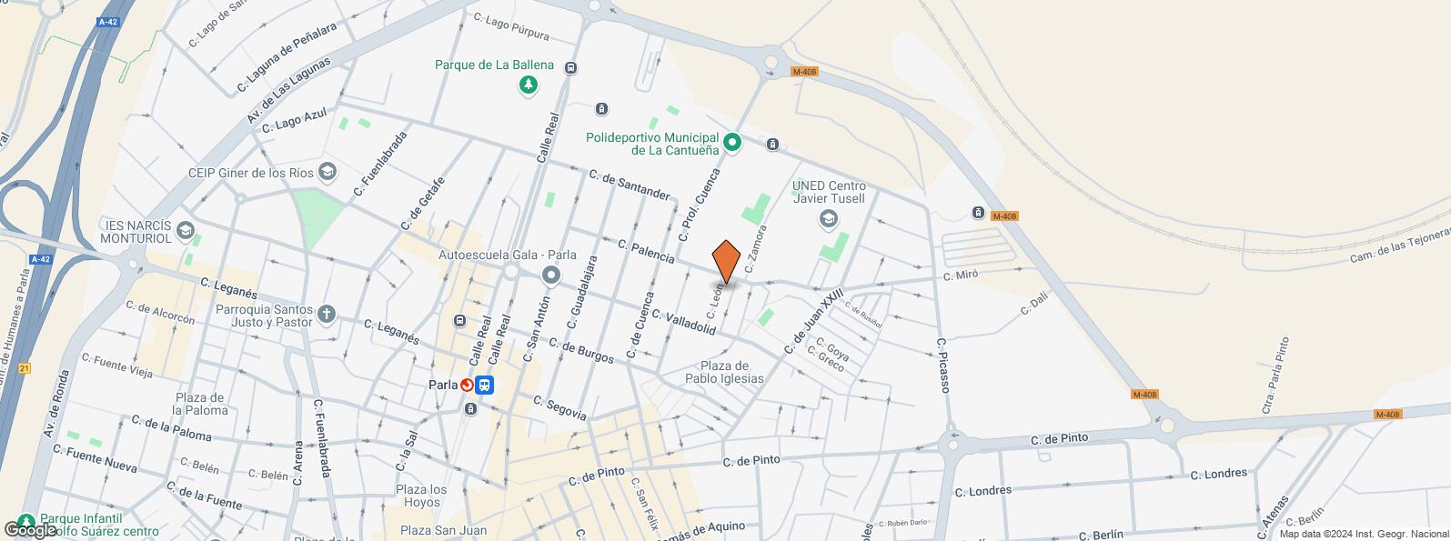 Location Map for Calle Logroño, 1, Parla, Madrid, 28980