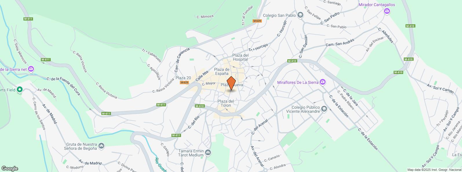 Location Map for Calle Eusebio Guadalix, 45, Miraflores de la Sierra, Madrid, 28792