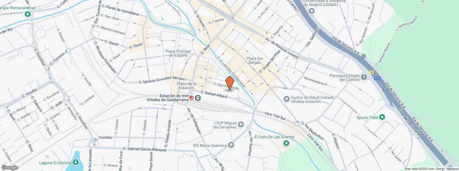 Location Map for Calle Rafael Alberti, 11, Collado Villalba, Madrid, 28400