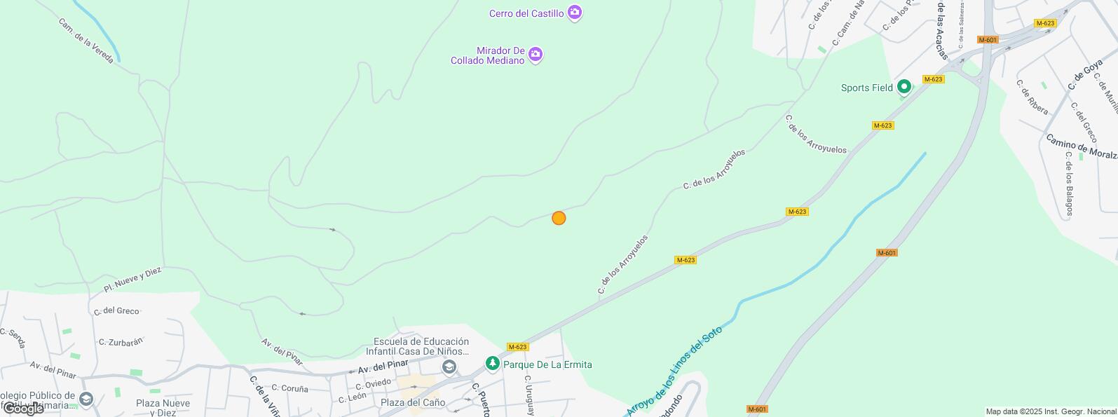 Location Map for Sierra de Madrid, Collado Mediano, Madrid, 28450