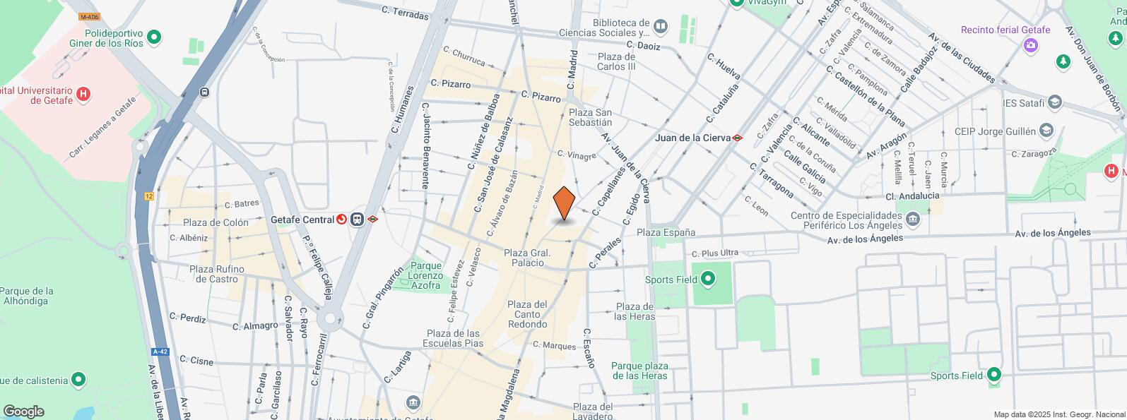 Location Map for Calle Gálvez, 5, Getafe, Madrid, 28902